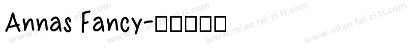 Annas Fancy字体转换